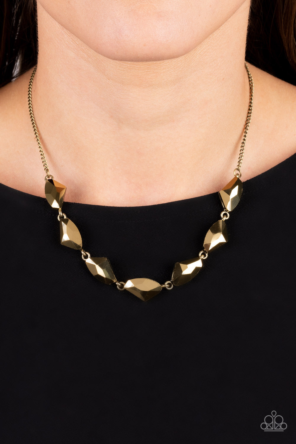 Paparazzi Accessories: Raw Rapture - Brass Necklace