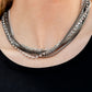Paparazzi Accessories: Troublemaker Trove - Black Necklace