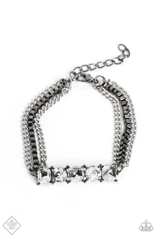 Paparazzi Accessories: Tyrant Treasure - Black Bracelet