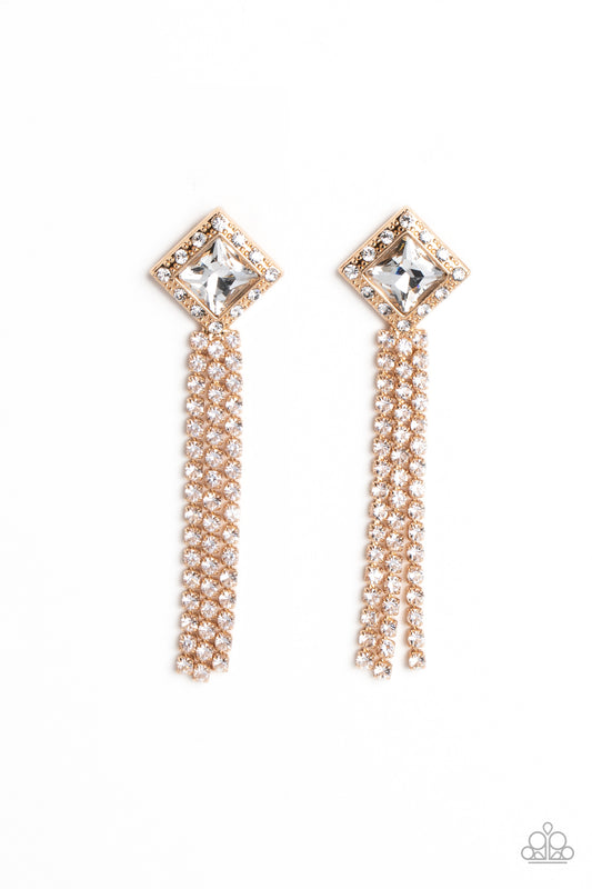 Paparazzi Accessories: Seasonal Sparkle - Gold Earrings