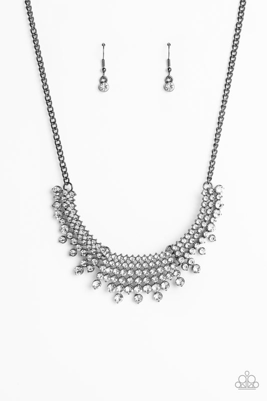 Paparazzi Accessories: Shimmering Song - Black Necklace