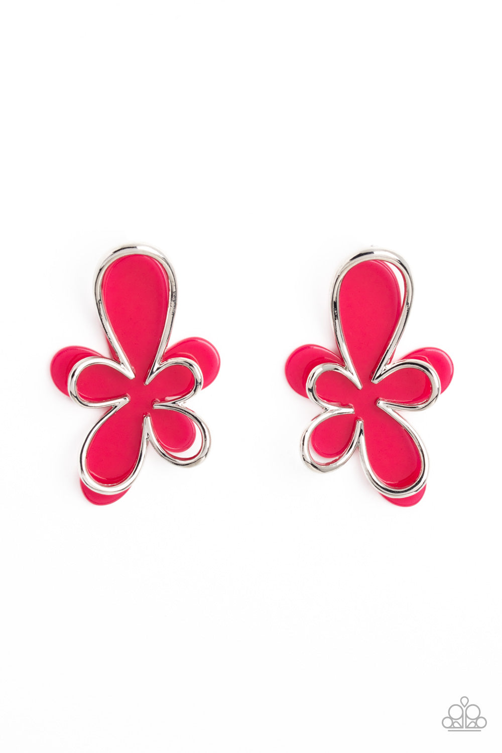 Paparazzi Accessories: Glimmering Gardens - Pink Earrings