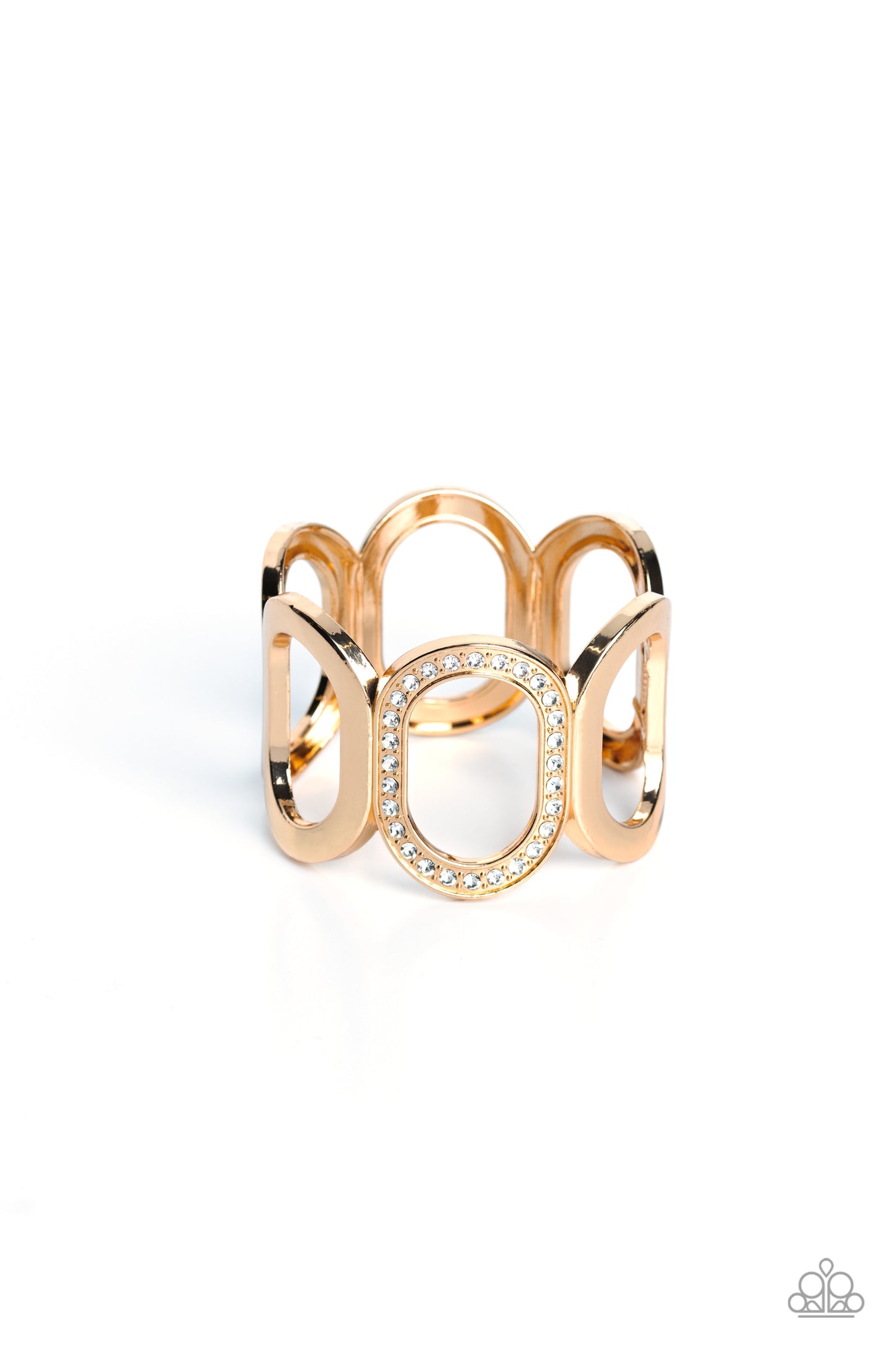 Paparazzi Accessories: Opulent Ovals - Gold Bracelet