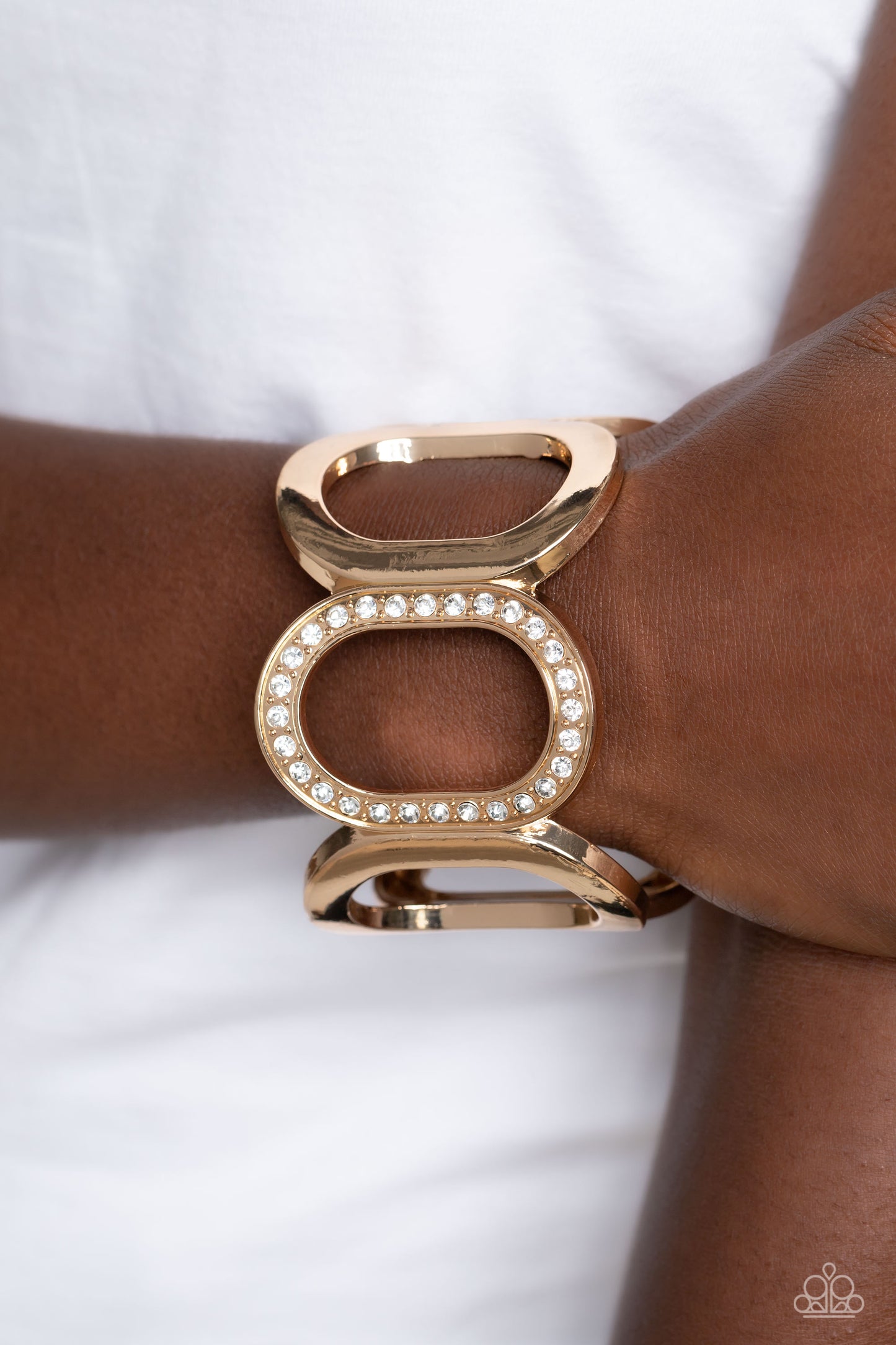 Paparazzi Accessories: Opulent Ovals - Gold Bracelet