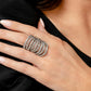 Paparazzi Accessories: Rippling Rarity - White Ring