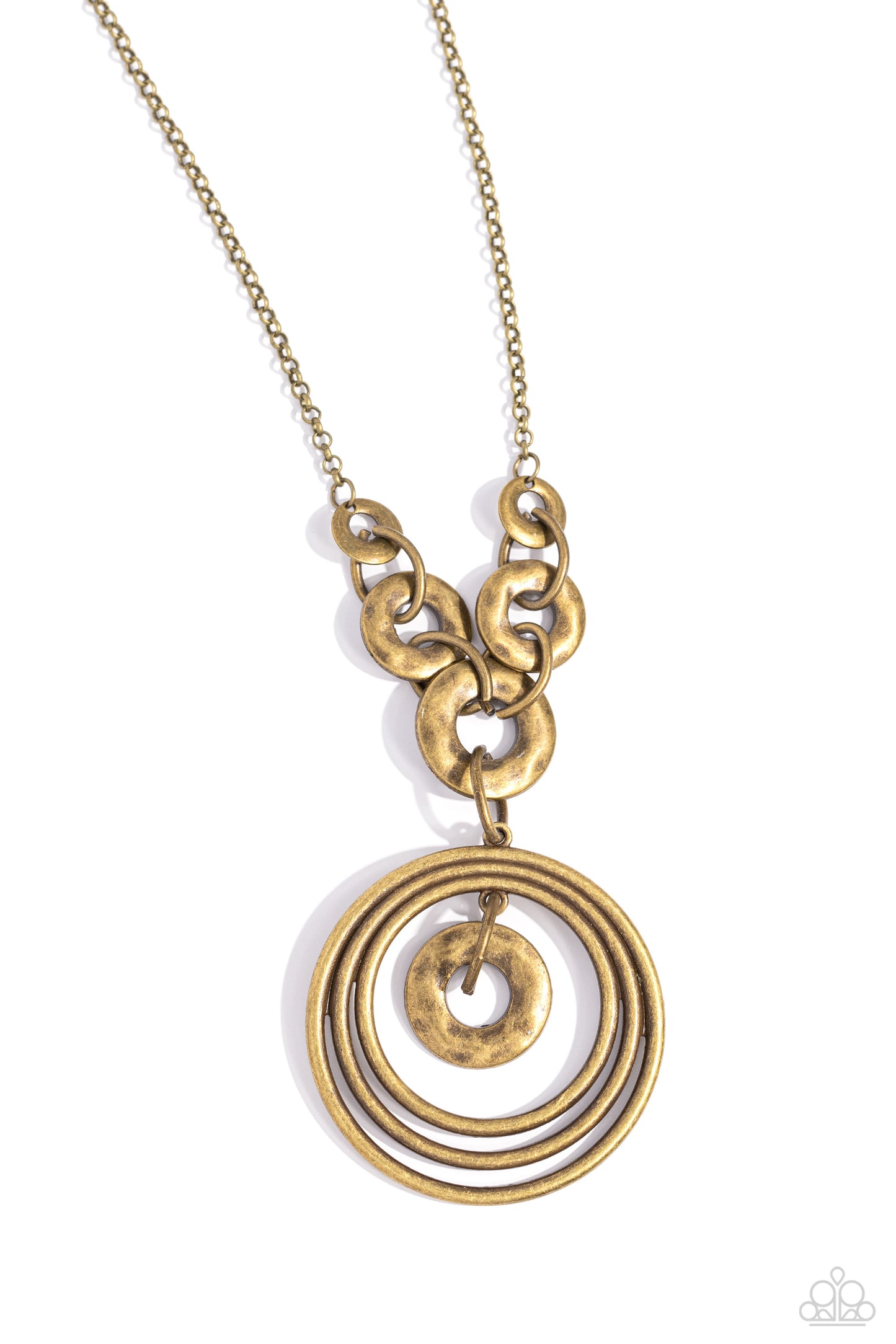 Paparazzi Accessories: High HOOPS - Brass Necklace