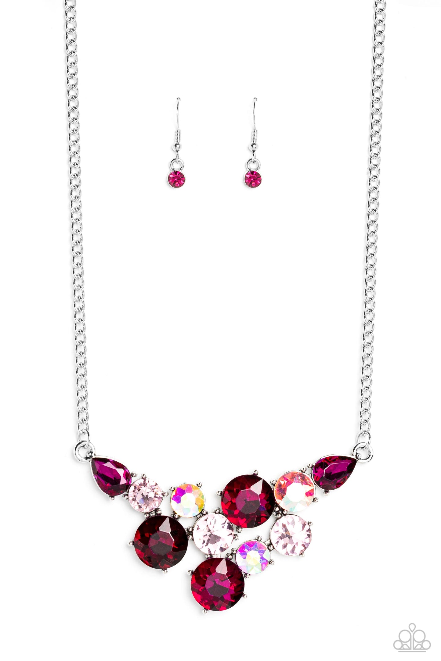 Paparazzi Accessories: Round Royalty - Pink Necklace