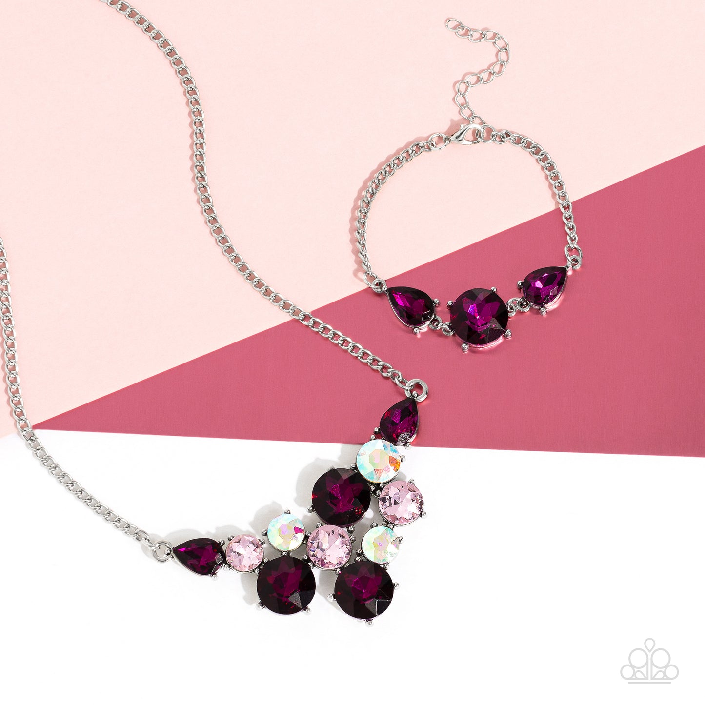 Paparazzi Accessories: Round Royalty - Pink Necklace