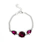 Paparazzi Accessories: Twinkling Trio - Pink Bracelet