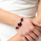 Paparazzi Accessories: Twinkling Trio - Pink Bracelet