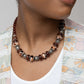 Paparazzi Accessories: Warped Whimsicality - Brown Necklace