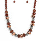 Paparazzi Accessories: Warped Whimsicality - Brown Necklace