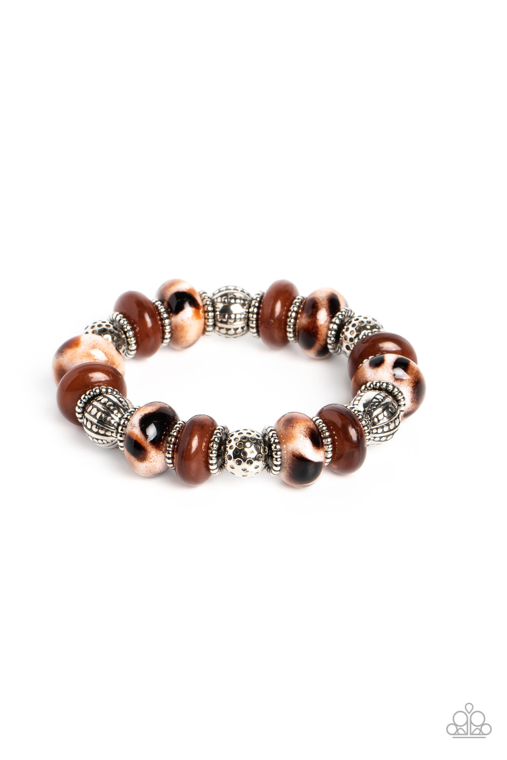 Paparazzi Accessories: Warped Wayfarer - Brown Bracelet