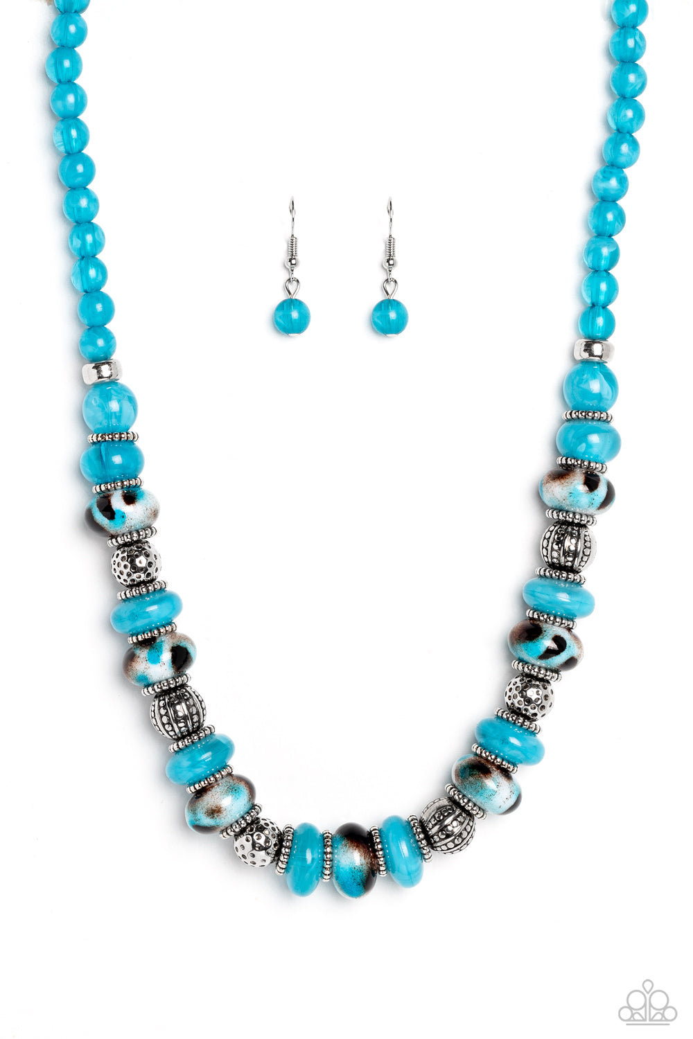 Paparazzi Accessories: Warped Whimsicality - Blue Necklace