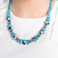 Paparazzi Accessories: Warped Whimsicality - Blue Necklace