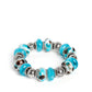 Paparazzi Accessories: Warped Wayfarer- Blue Bracelet
