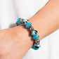 Paparazzi Accessories: Warped Wayfarer- Blue Bracelet