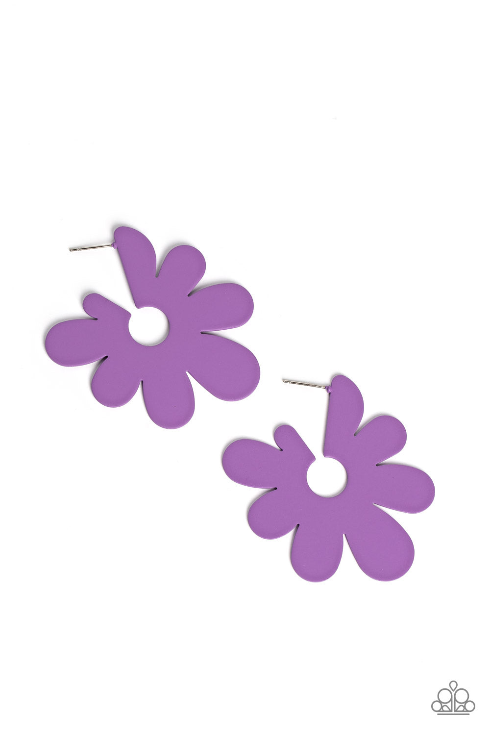 Paparazzi Accessories: Flower Power Fantasy - Purple Earrings