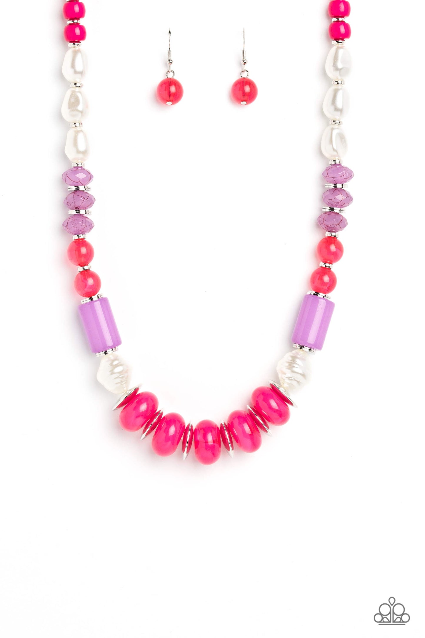 Paparazzi Accessories: A SHEEN Slate - Pink Necklace