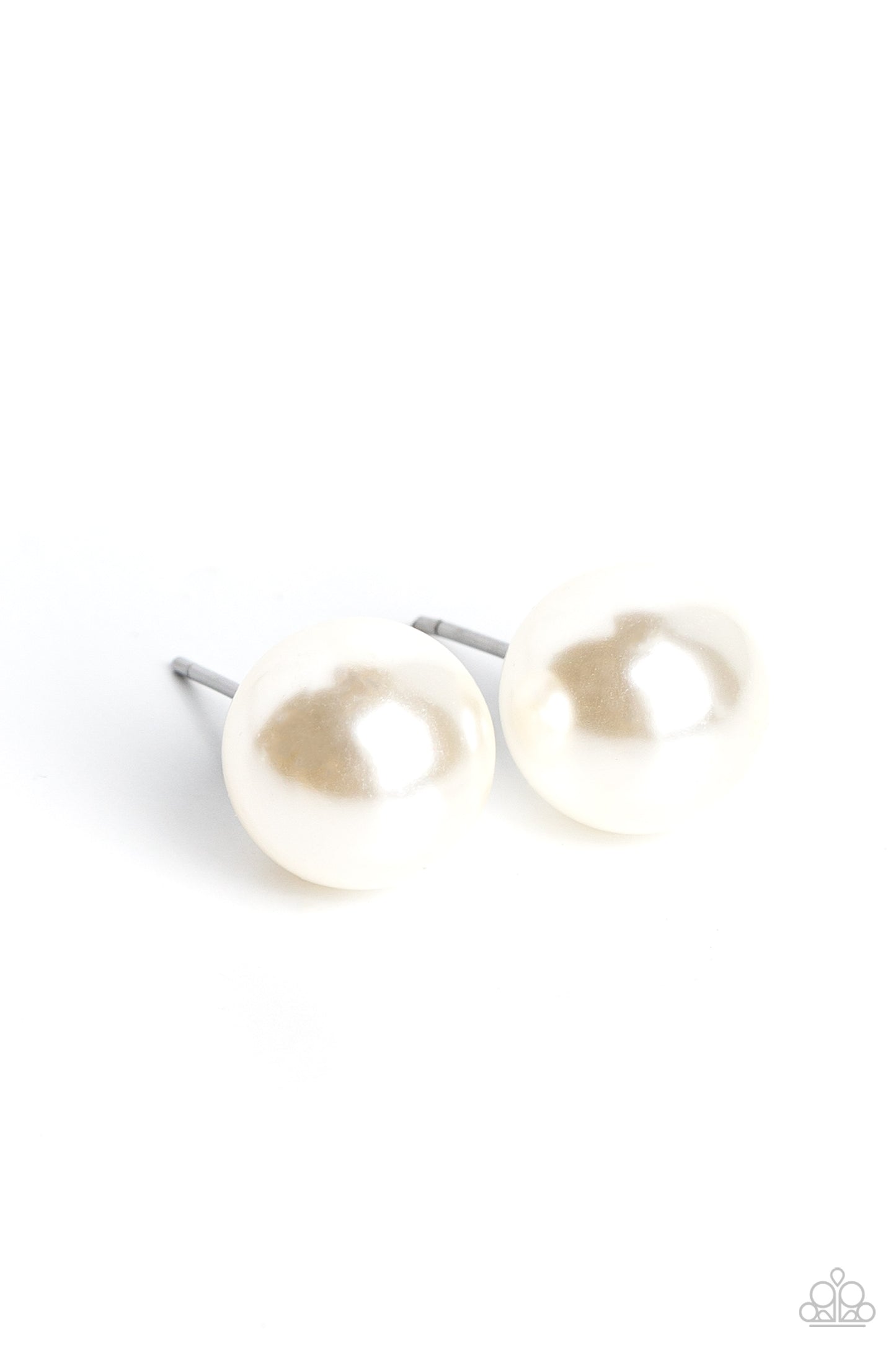 Paparazzi Accessories: Debutante Details - White Earrings