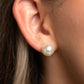 Paparazzi Accessories: Debutante Details - White Earrings