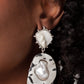 Paparazzi Accessories: Rippling Rhapsody - White Earrings