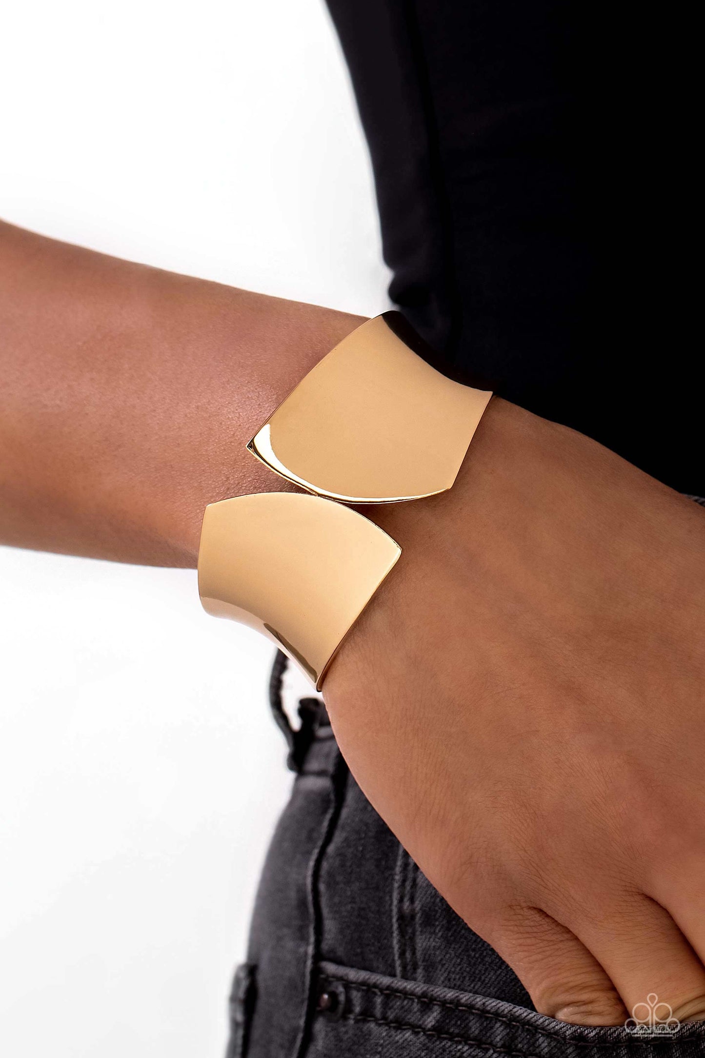 Paparazzi Accessories: Sheared Sass - Gold Bracelet