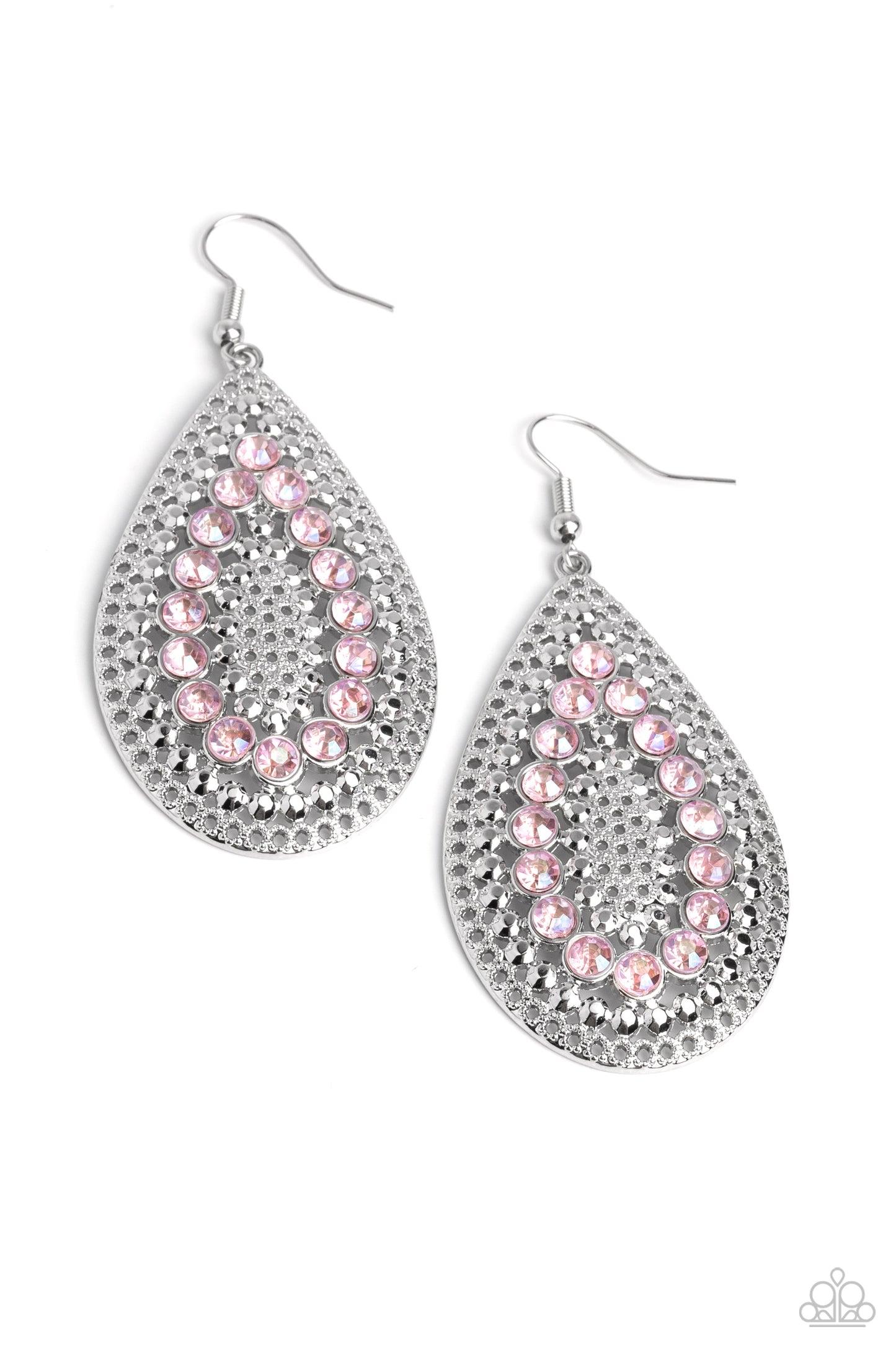 Paparazzi Accessories: Spirited Socialite - Pink Earrings