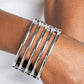 Paparazzi Accessories: Wayward Warrior - Silver Bracelet