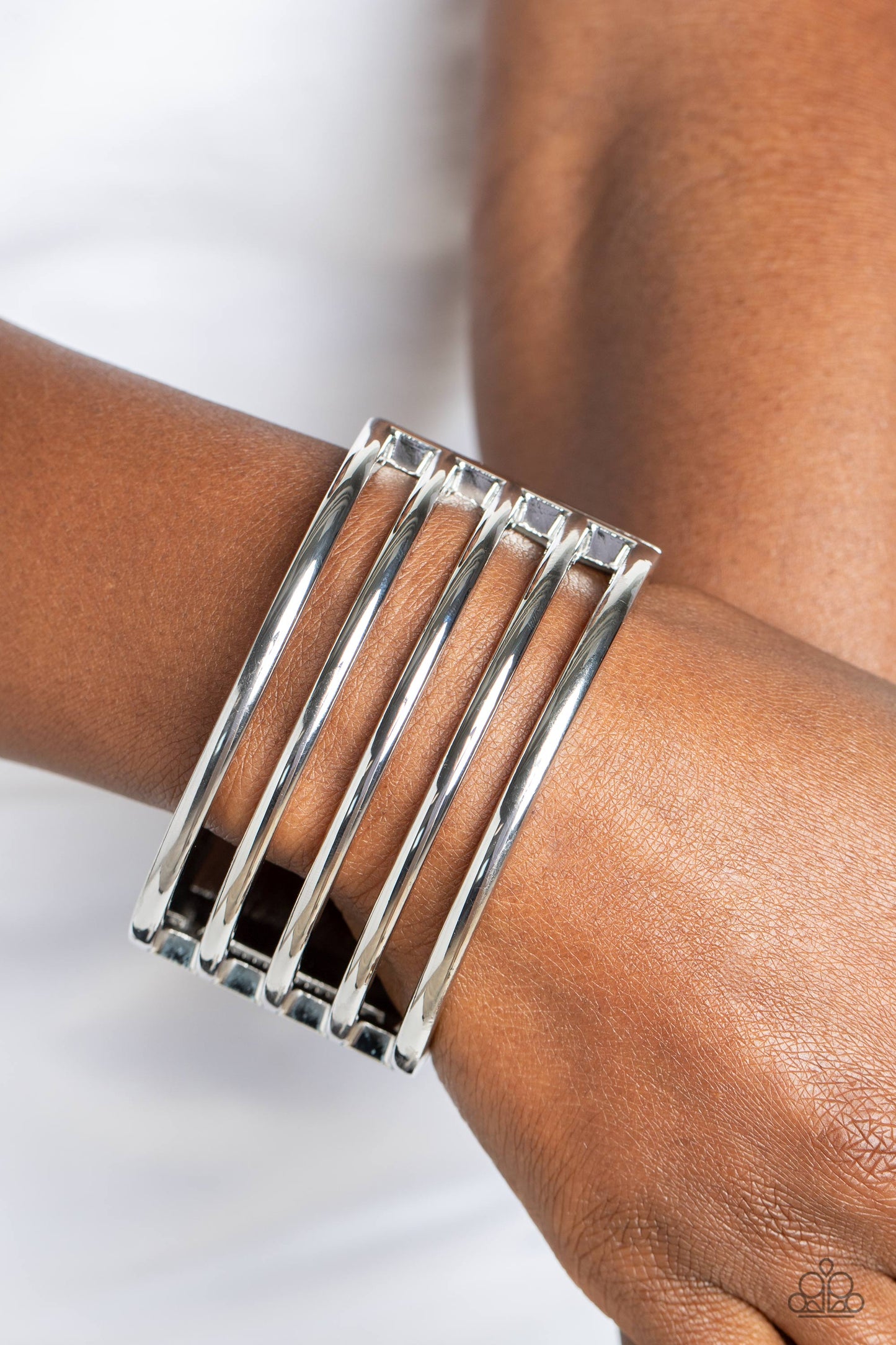 Paparazzi Accessories: Wayward Warrior - Silver Bracelet