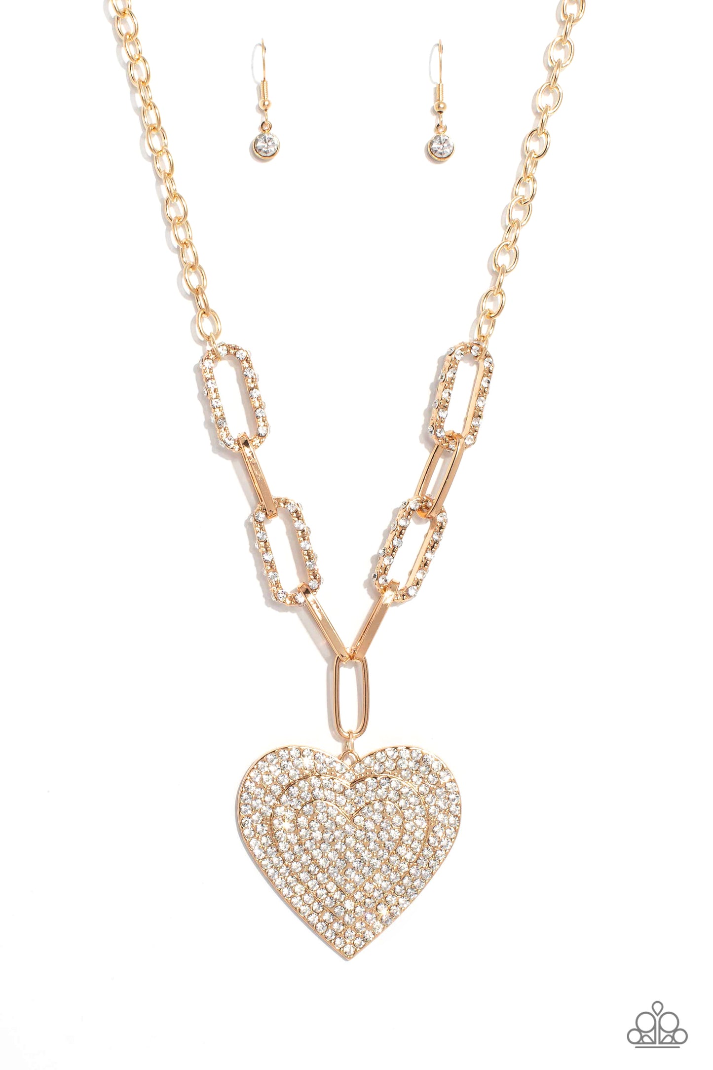 Paparazzi Accessories: Roadside Romance - Gold Necklace