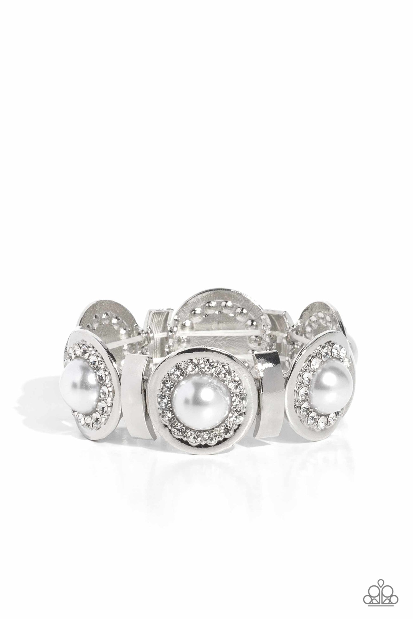 Paparazzi Accessories: Summer Serenade - White Bracelet