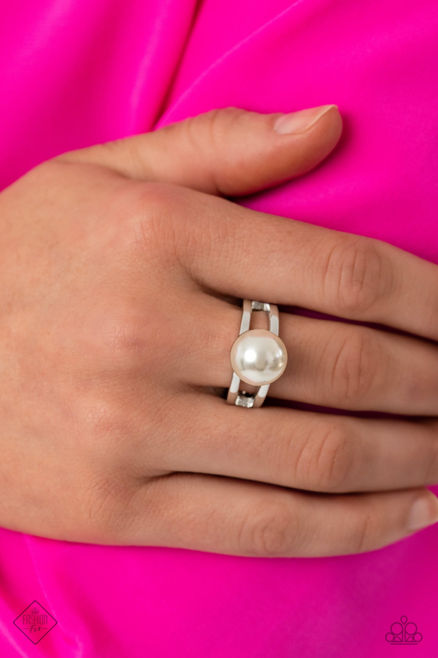 Paparazzi Accessories: All American PEARL - White Ring