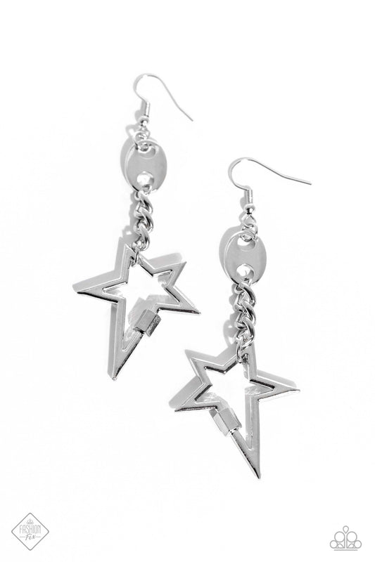 Paparazzi Accessories: Iconic Impression - Silver Earrings