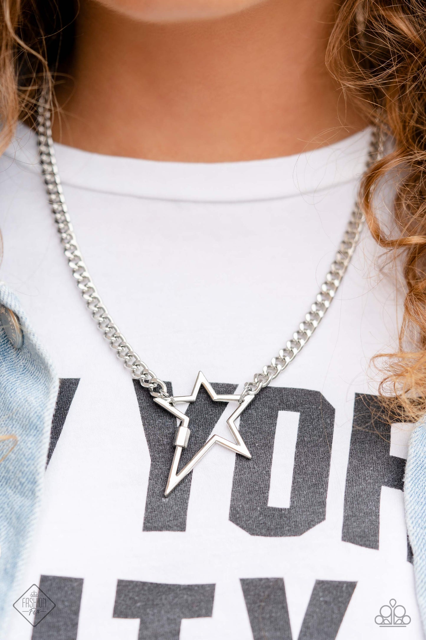 Paparazzi Accessories: Playful Popstar - Silver Necklace