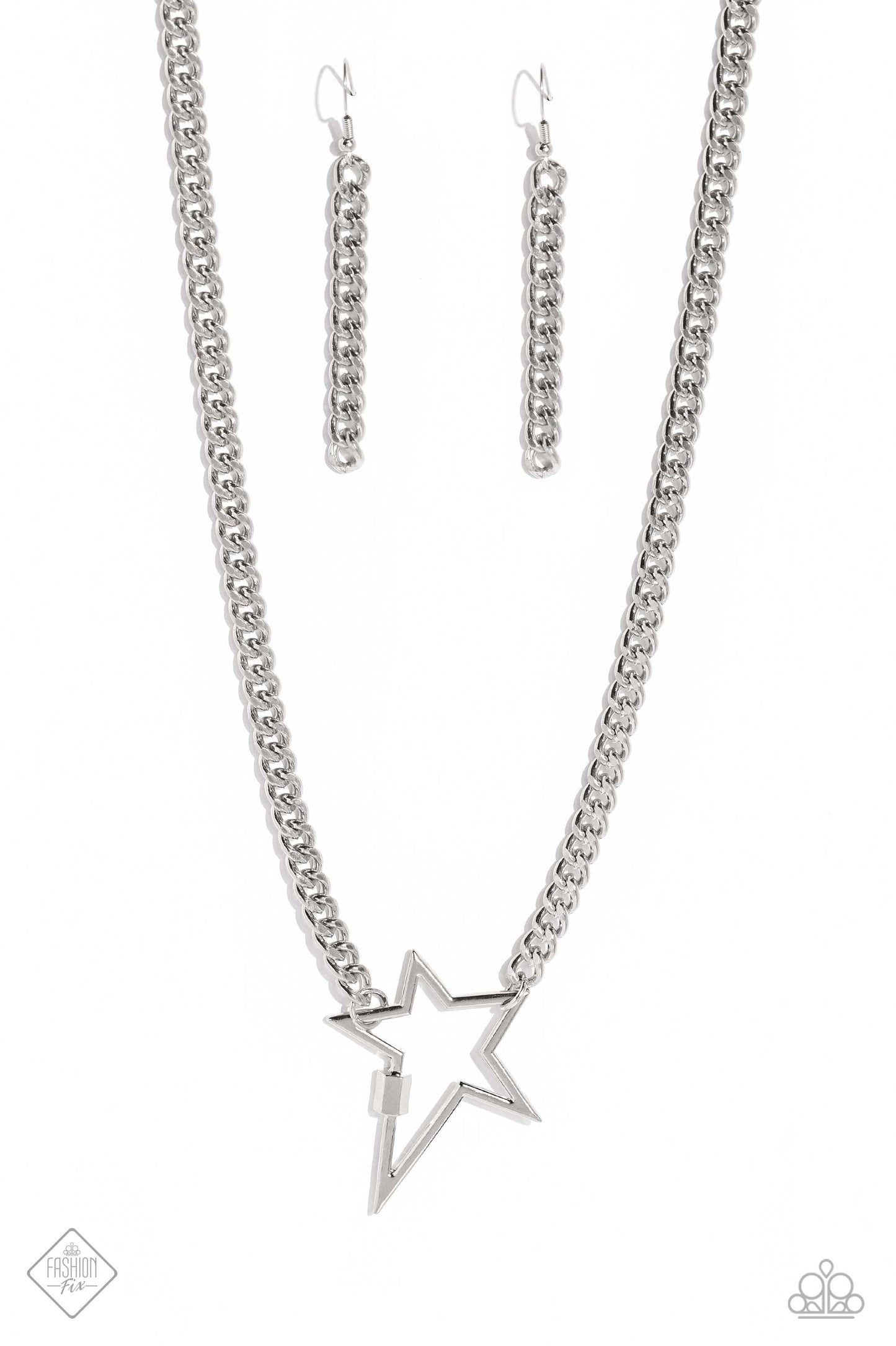 Paparazzi Accessories: Playful Popstar - Silver Necklace