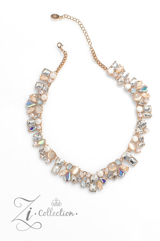 Paparazzi Accessories: Enchanting - Gold Zi Collection Necklace