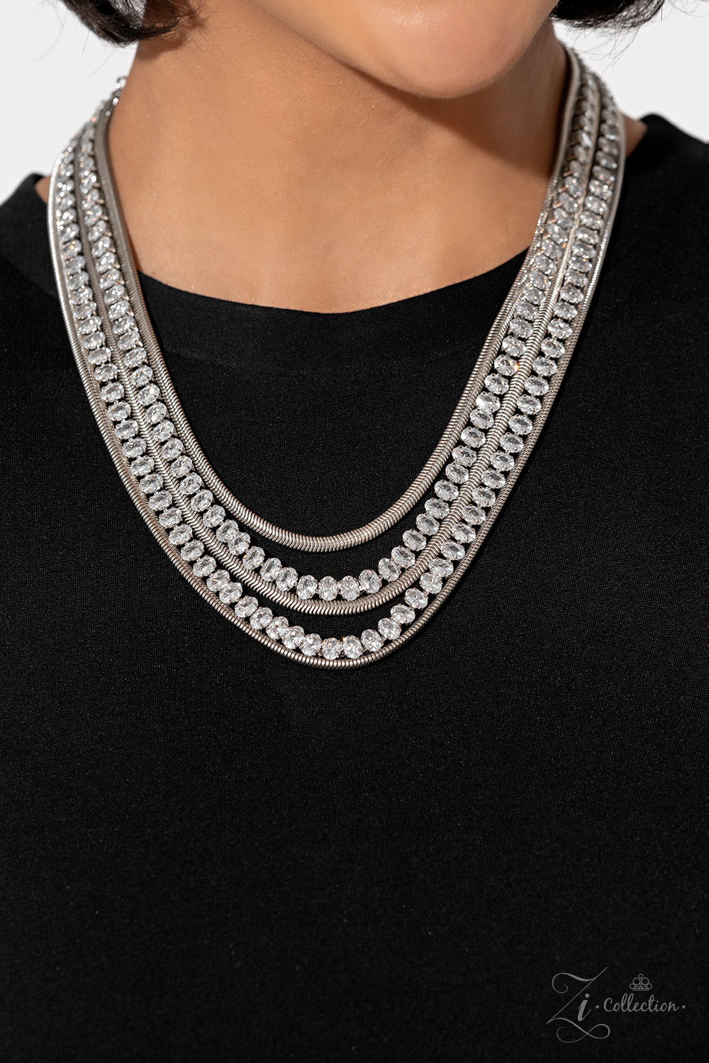 Paparazzi Accessories: Tenacious - White Zi Collection Necklace