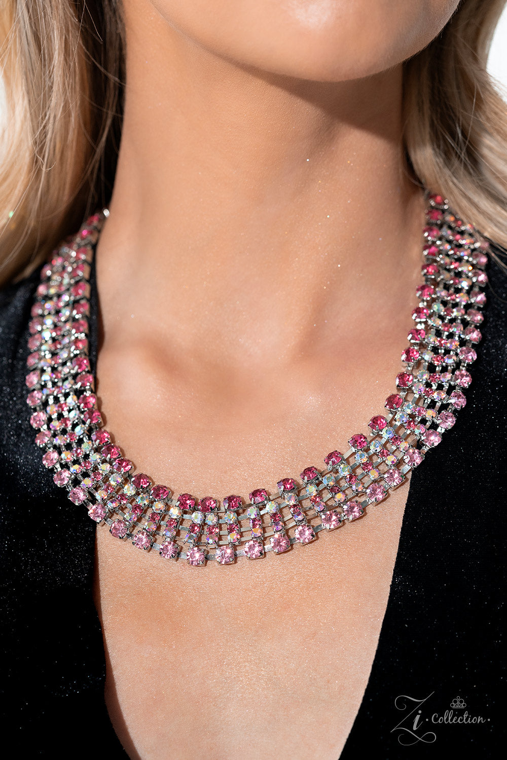 Paparazzi Accessories: Flirtatious - Pink Zi Collection Necklace