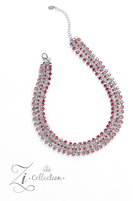 Paparazzi Accessories: Flirtatious - Pink Zi Collection Necklace