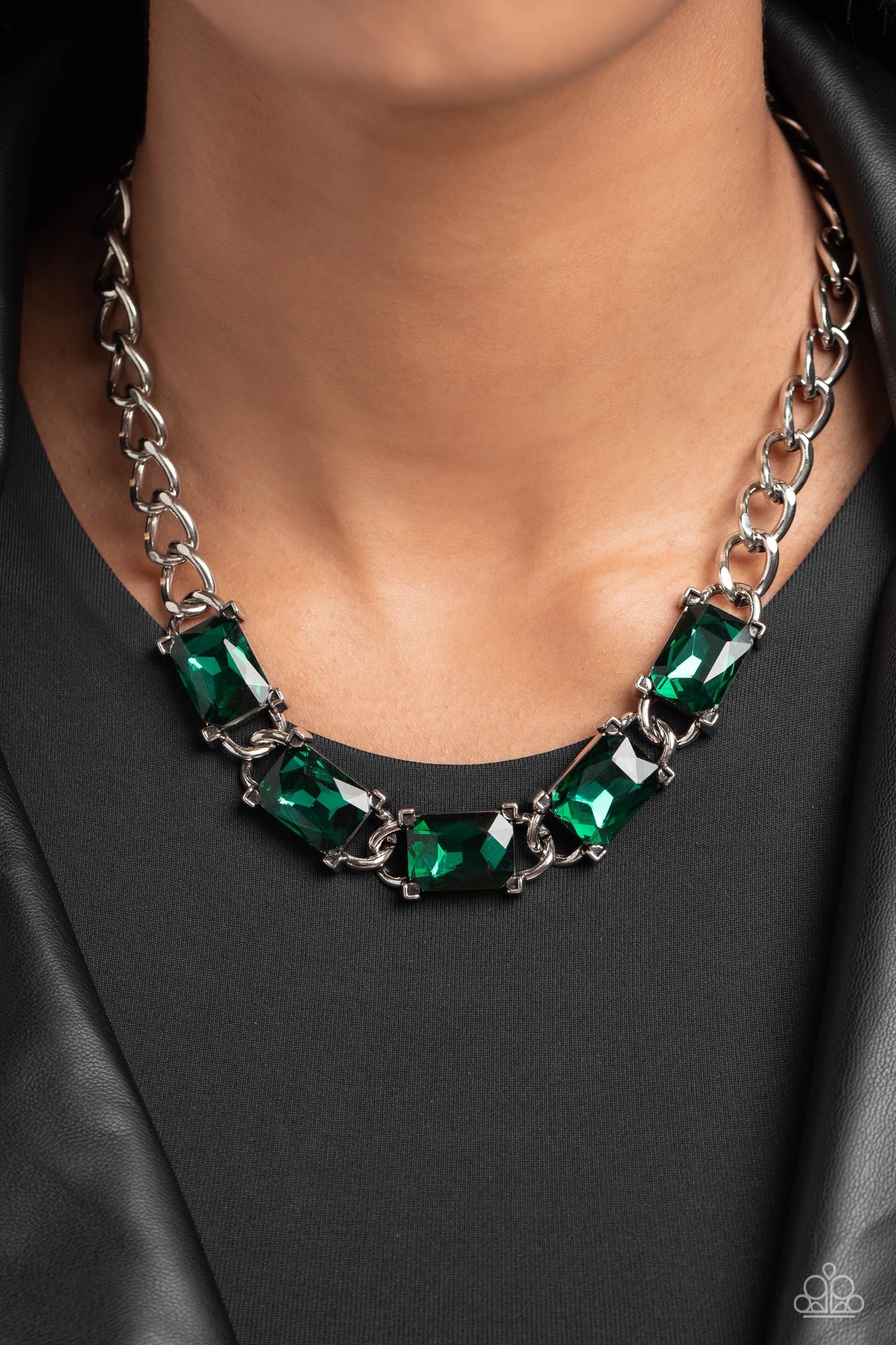 Paparazzi Accessories: Radiating Review - Green Necklace