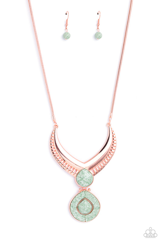 Paparazzi Accessories: I CLAN See Clearly Now - Copper Necklace