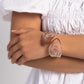 Paparazzi Accessories: Palatial Palms - Rose Gold Bracelet