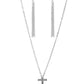 Paparazzi Accessories: Leave Your Initials - Silver - T Necklace