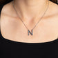 Paparazzi Accessories: Leave Your Initials - Silver - N Necklace