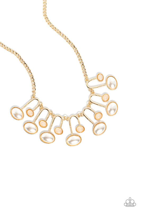 Paparazzi Accessories: Abstract Adornment - Gold Necklace