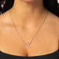 Paparazzi Accessories: INITIALLY Yours - E - White Necklace