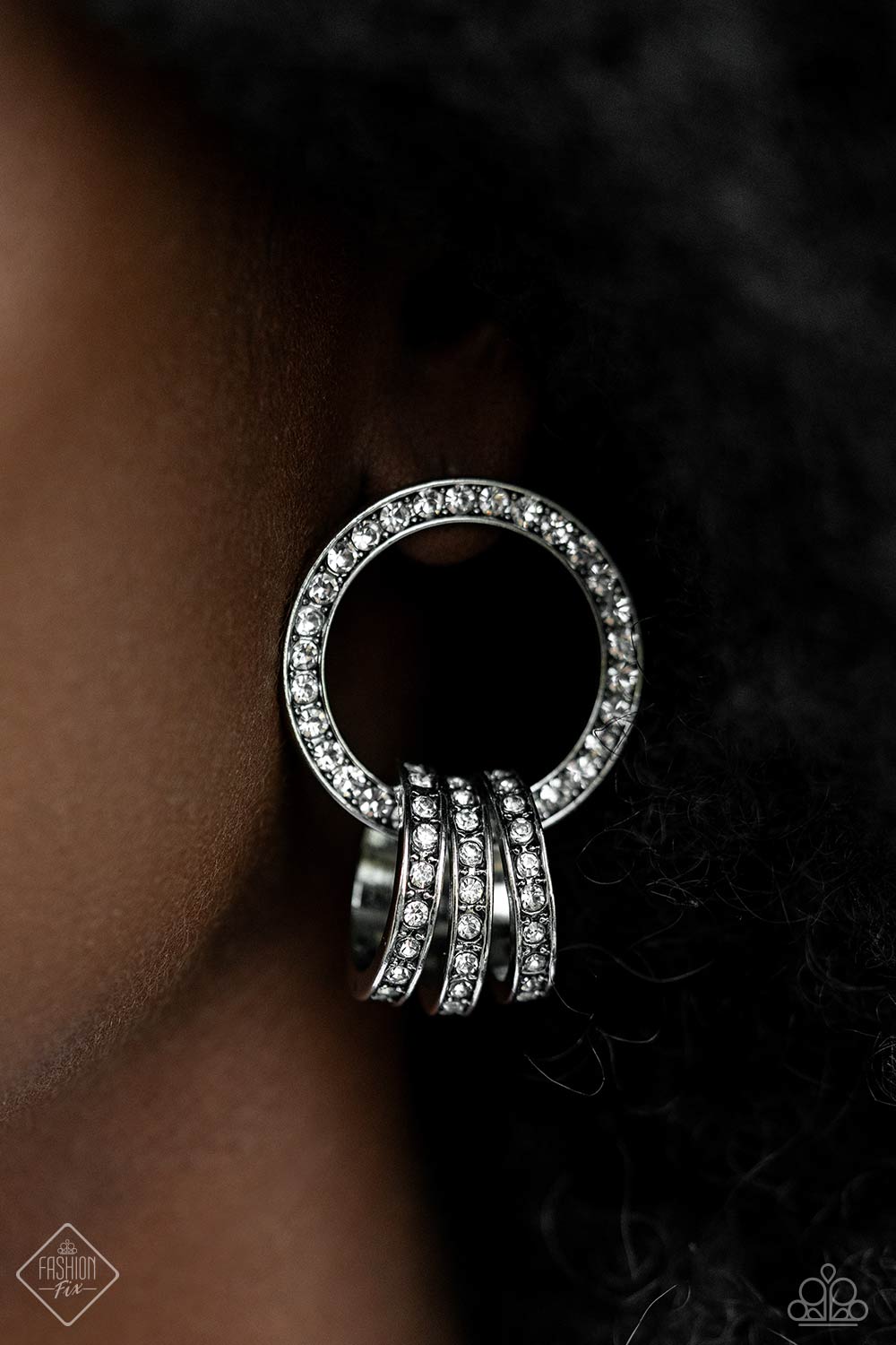 Paparazzi Accessories: Adorned Allegiance - White Earrings