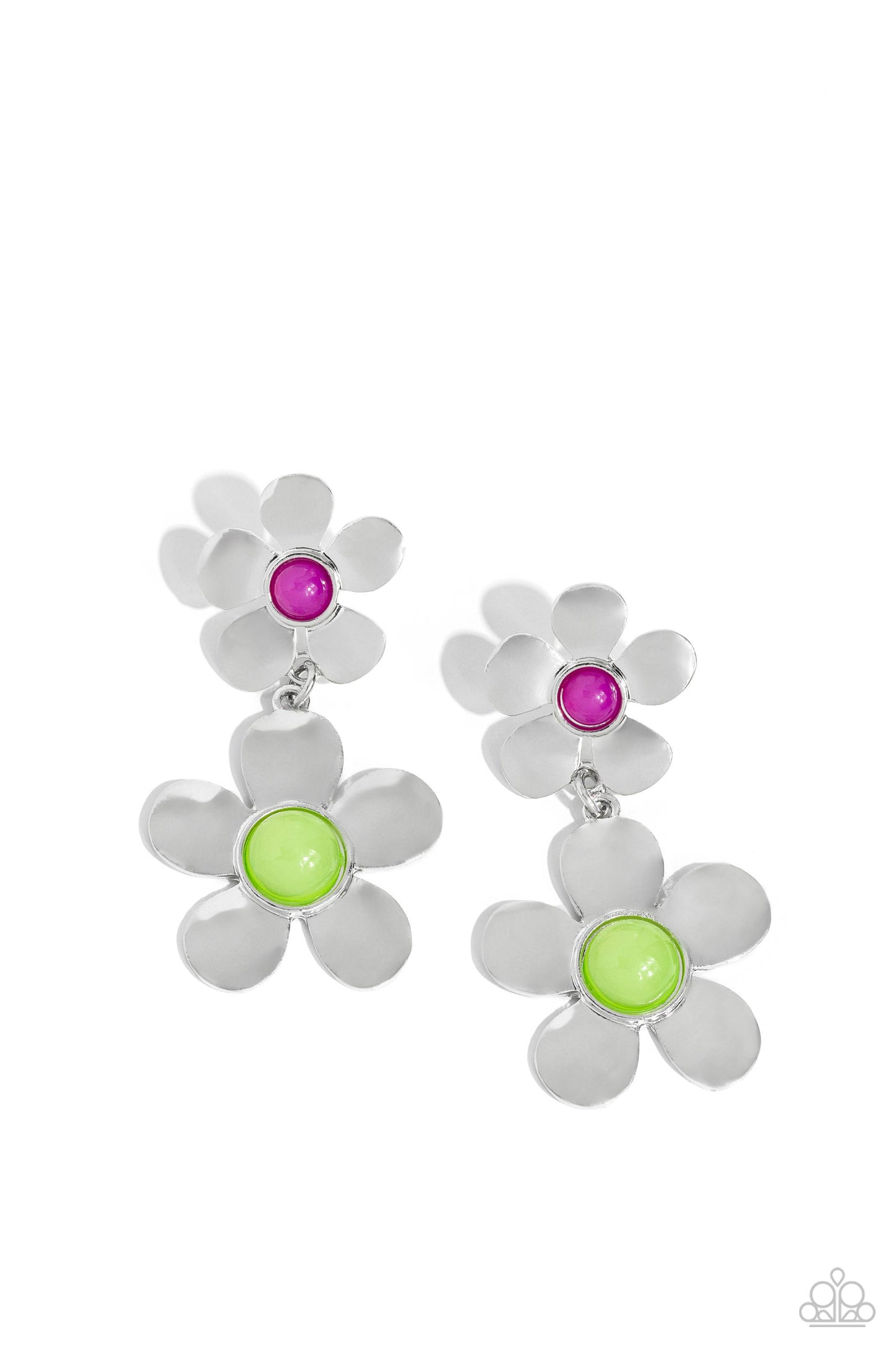 Paparazzi Accessories: Fashionable Florals - Green Earrings