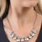 Paparazzi Accessories: Fitted Fantasy - White Necklace
